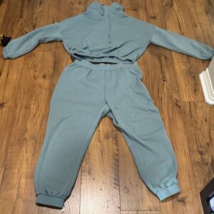 Fashion Nova Teal Sweater Set